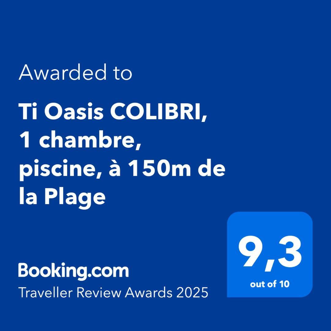 Ti Oasis Colibri, 1 Chambre, Piscine, A 150M De La Plage Sainte-Luce Esterno foto